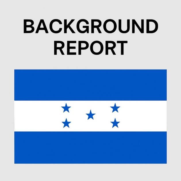 Background Intelligence Report on Individuals From Honduras